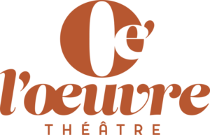 LOGO THEATRE DE L OEUVRE MARRON