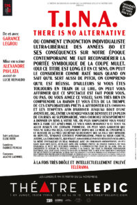 TINA au theatre Lepic