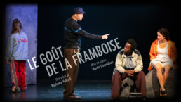 HEADER-slider-LE-GOUT-FRAMBOISE 1 LE GOUT DE LA FRAMBOISE - Theatre des beliers- nouveau spectacle - De : Raphaële Volkoff Mise en scène : Martin Darondeau Avec : Laura Authier, Benoit Blanc, Machita Daly, Octavie Durand, Nanou Garcia, Raphaële Volkoff