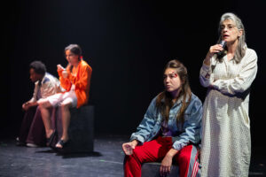 LE GOUT DE LA FRAMBOISE - Theatre des beliers- nouveau spectacle - De : Raphaële Volkoff Mise en scène : Martin Darondeau Avec : Laura Authier, Benoit Blanc, Machita Daly, Octavie Durand, Nanou Garcia, Raphaële Volkoff